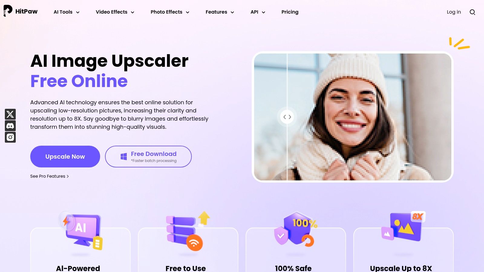 HitPaw Online Image Upscaler