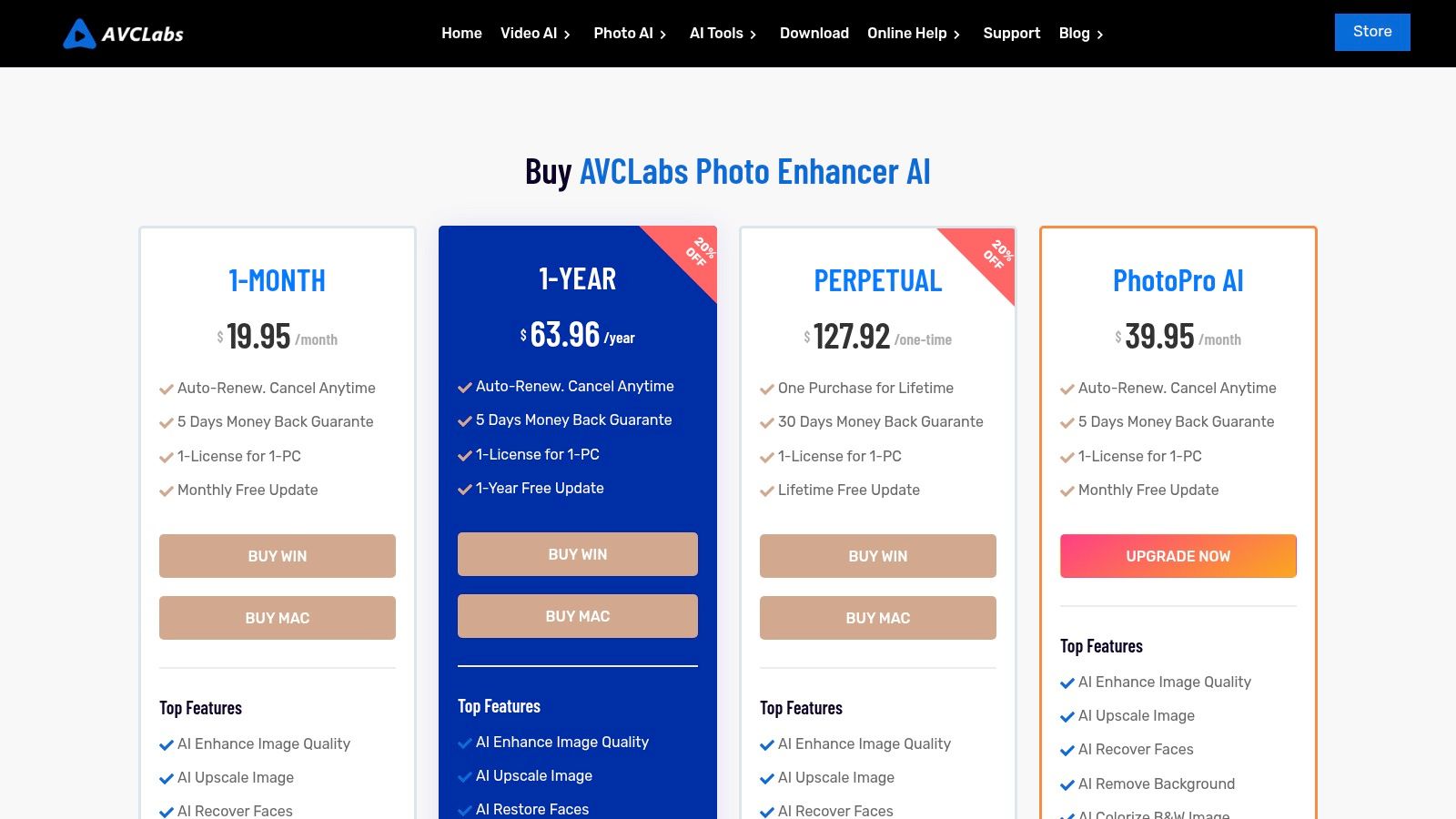 AVCLabs Photo Enhancer AI