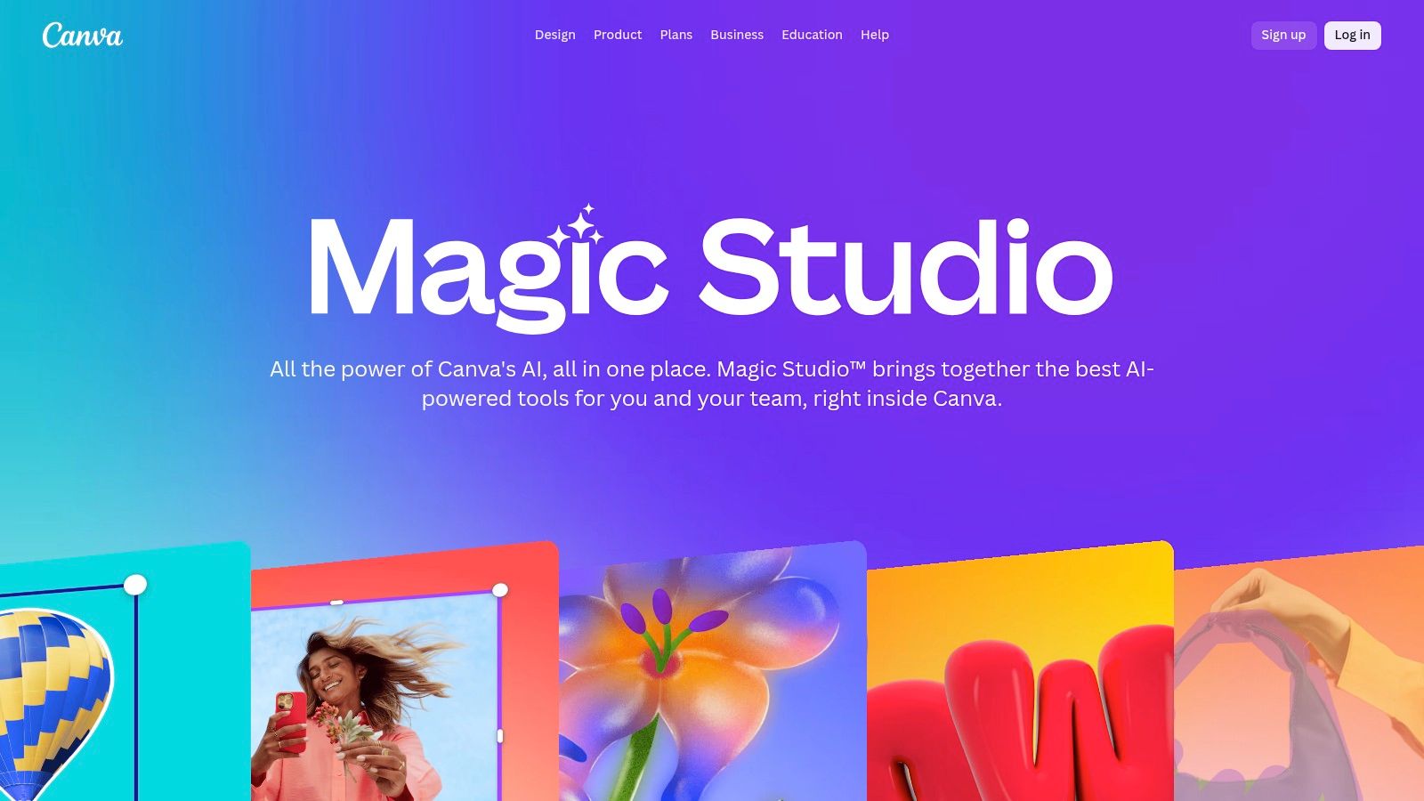 Canva (Magic Studio) AI tools
