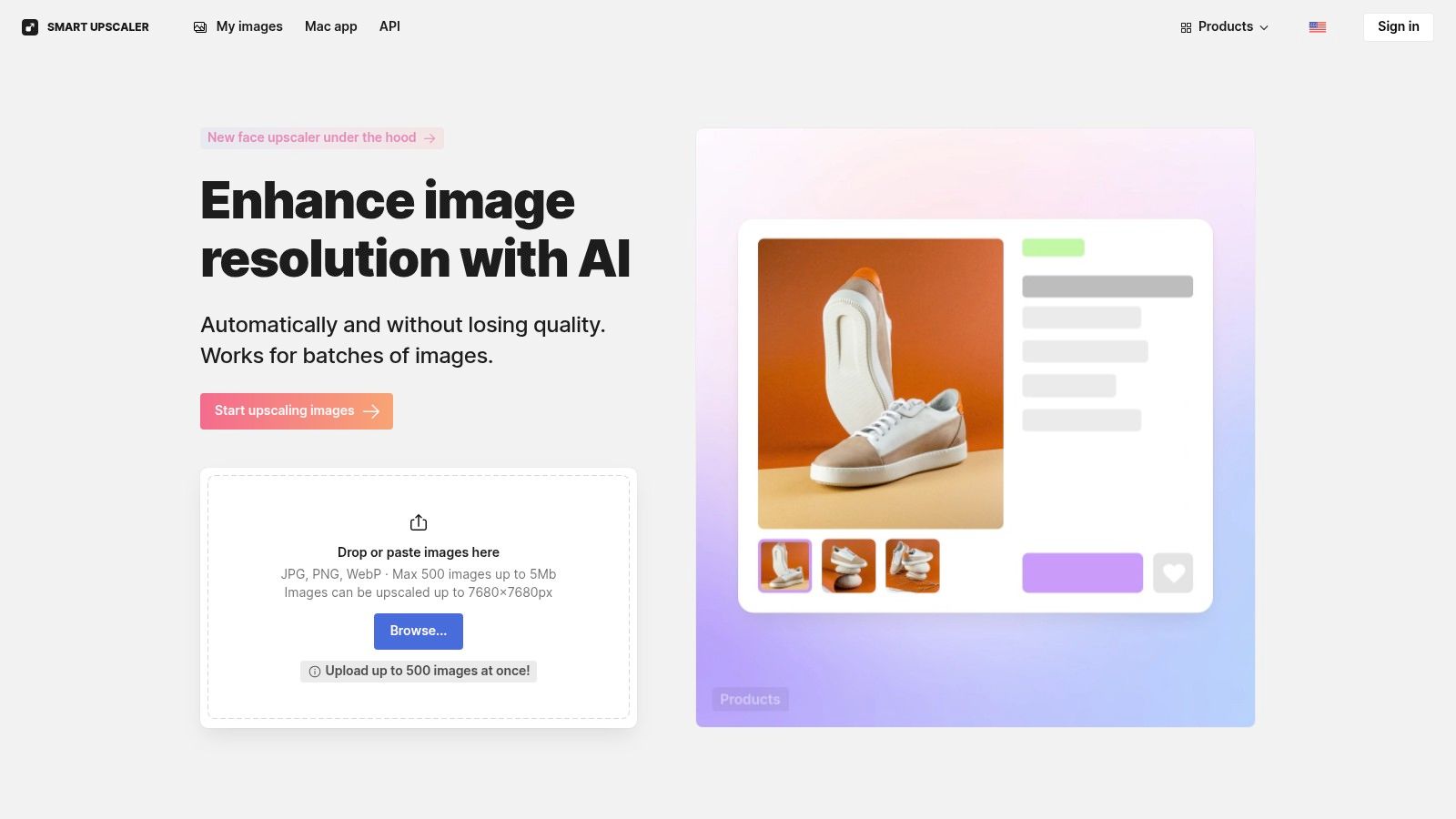 Icons8 — Smart Upscaler