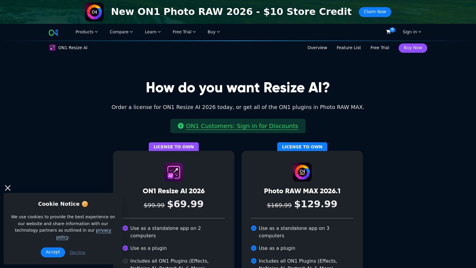 ON1 – Resize AI