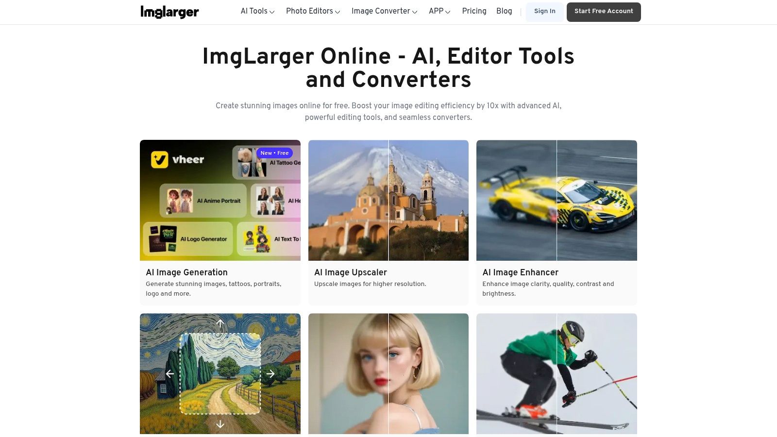 AI Image Enlarger (ImgLarger)