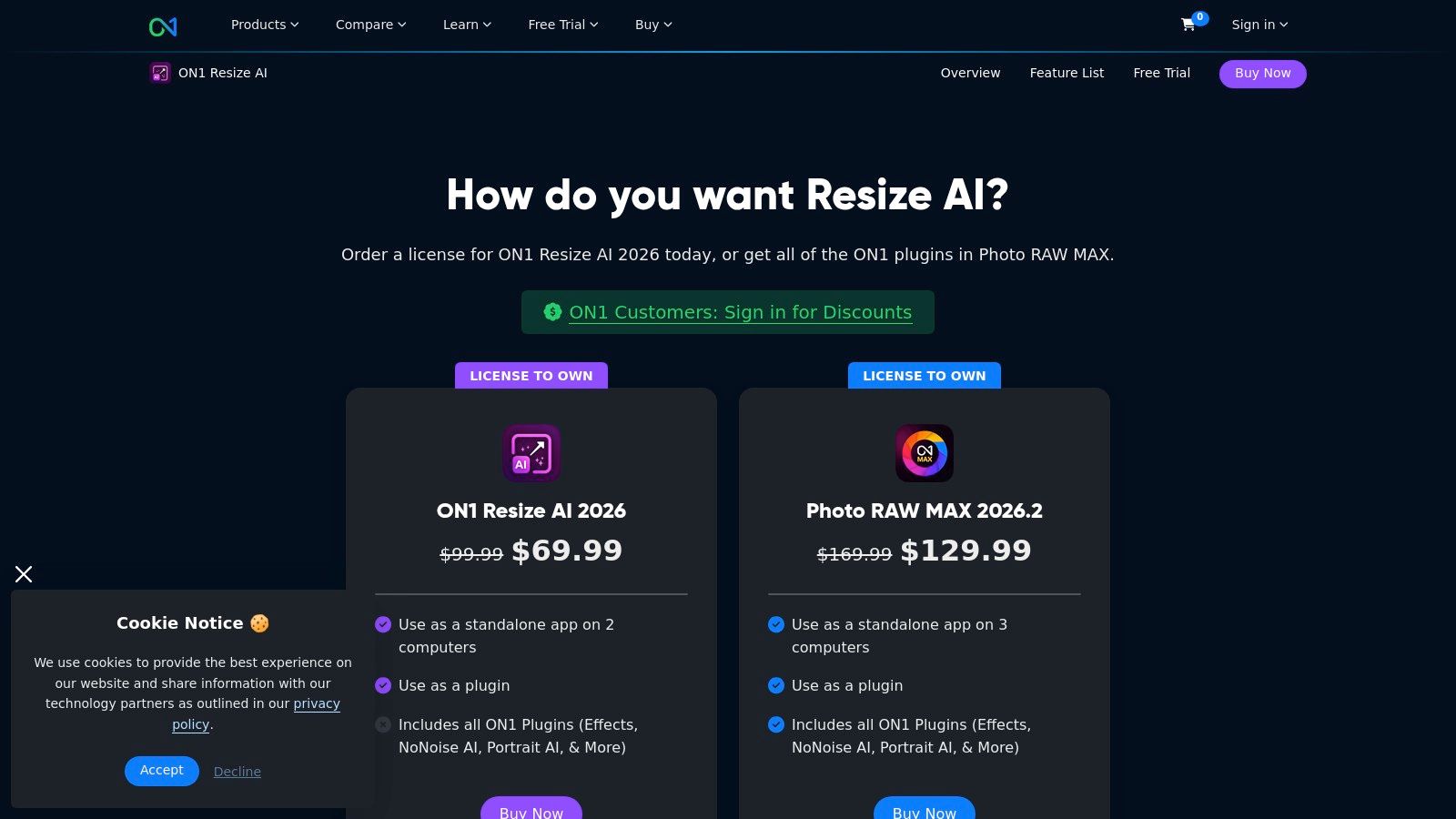 ON1 – Resize AI