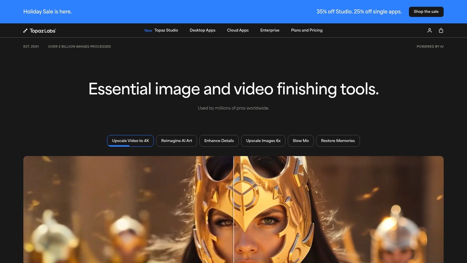 Topaz Labs (Topaz Photo AI, Gigapixel)