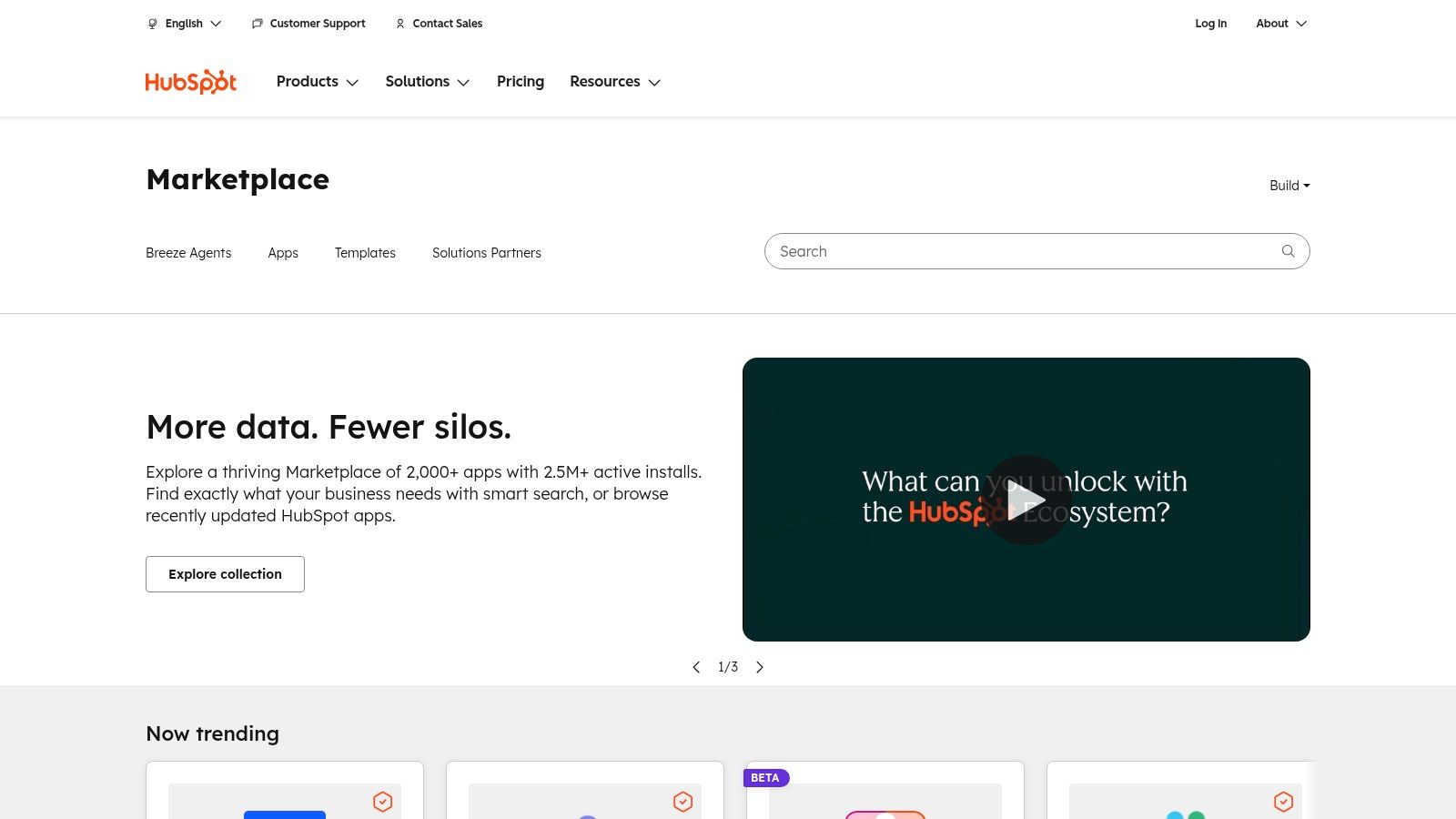 HubSpot App Marketplace (AI for HubSpot)