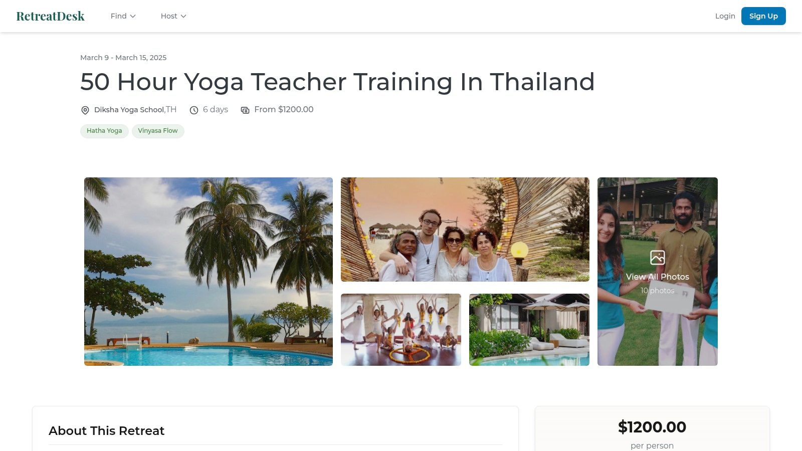 50 Hour Yoga Teacher Training In Thailand