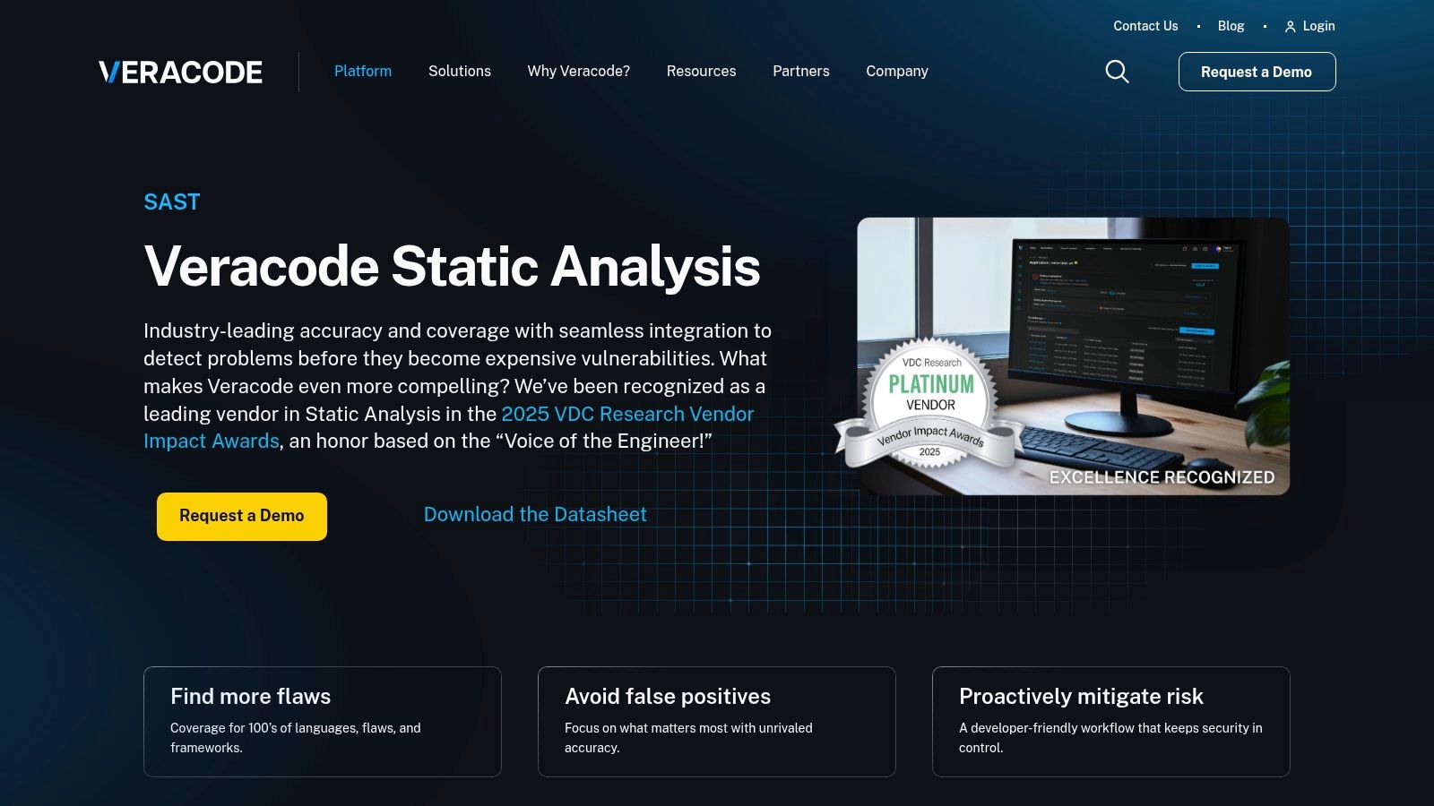 Veracode Static Analysis (SAST)