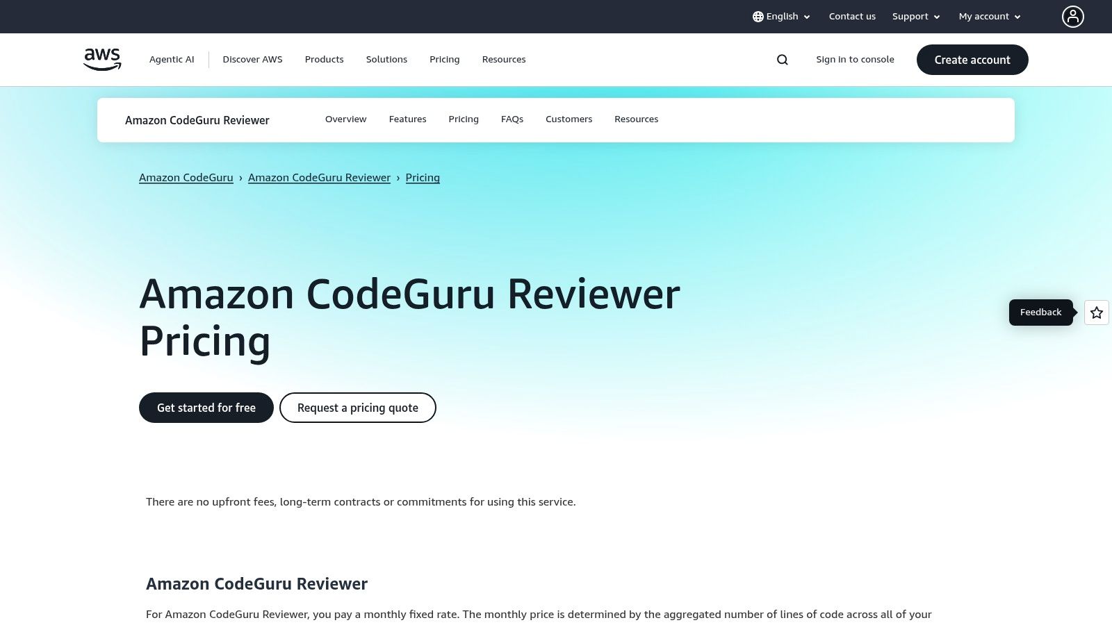 AWS CodeGuru Reviewer
