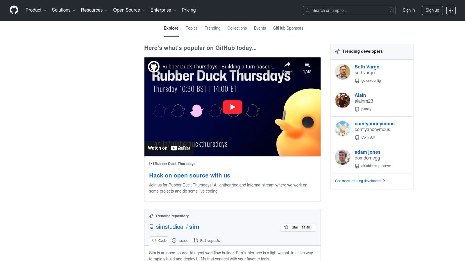 GitHub Explore, Topics, and “Good first issues”
