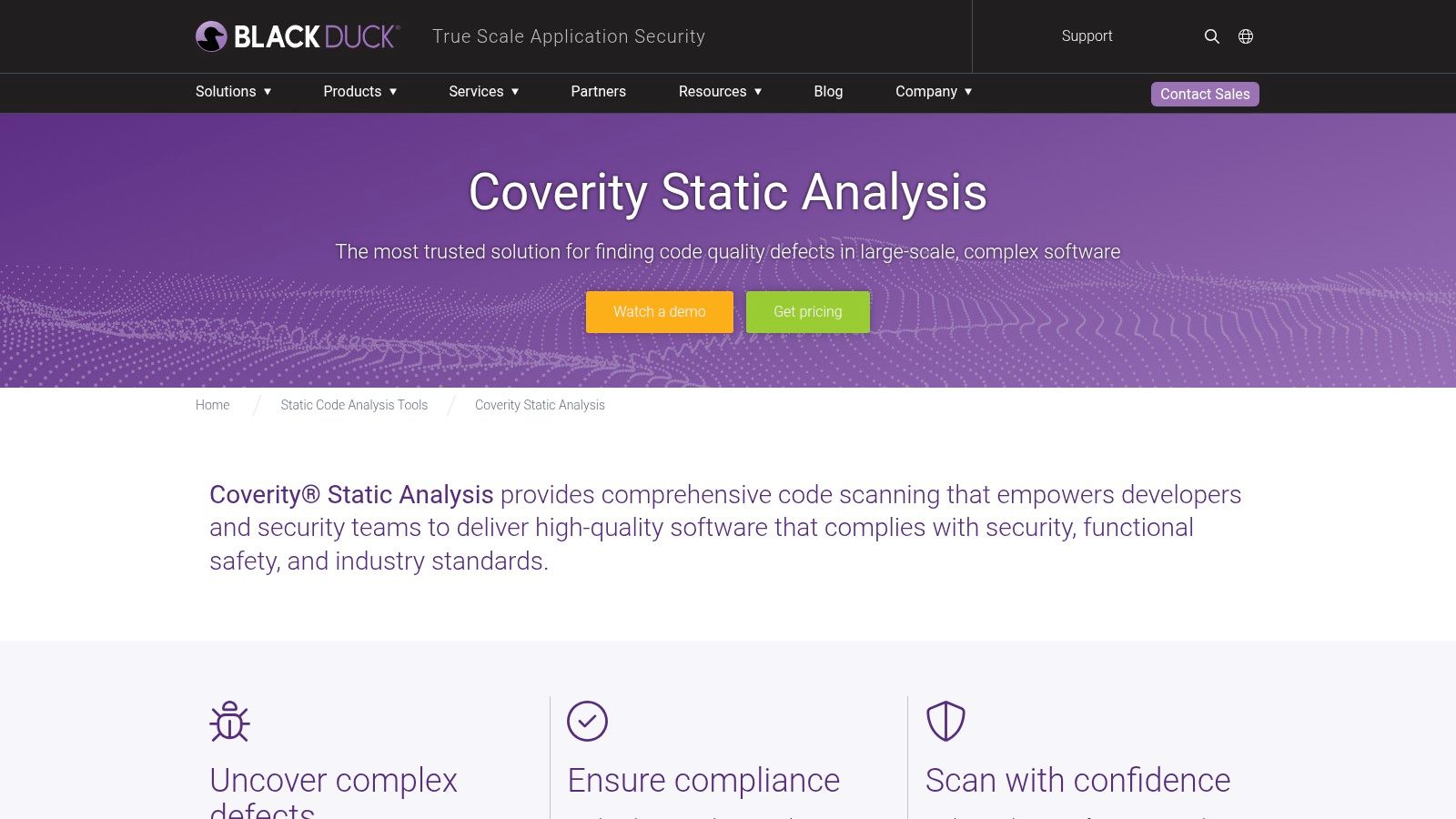 Synopsys Coverity (Black Duck)