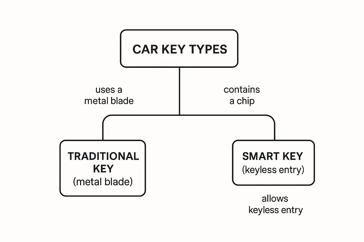 Infographic about car key programming