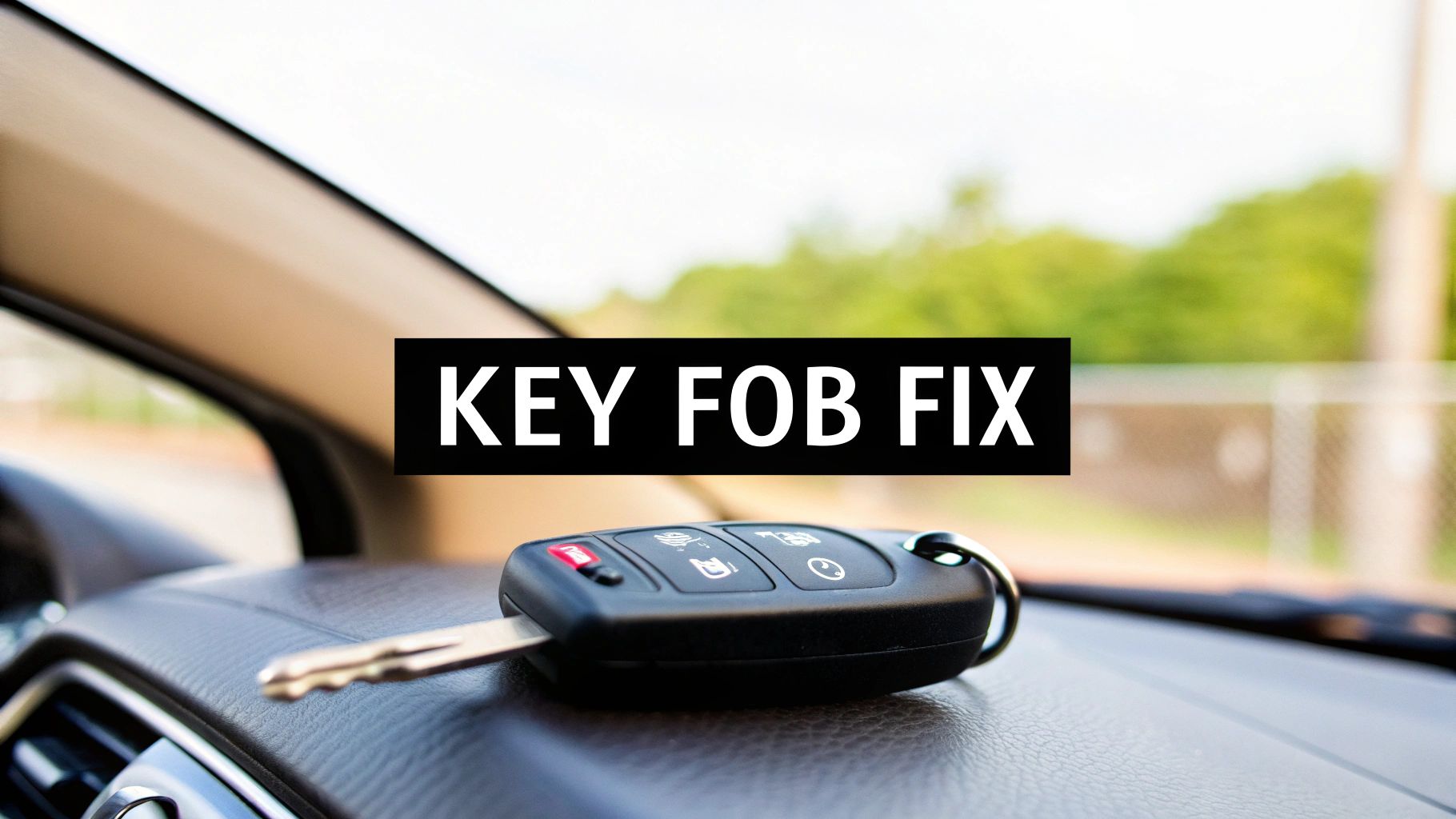 Car Key Fob Not Working? UK Troubleshooting Guide