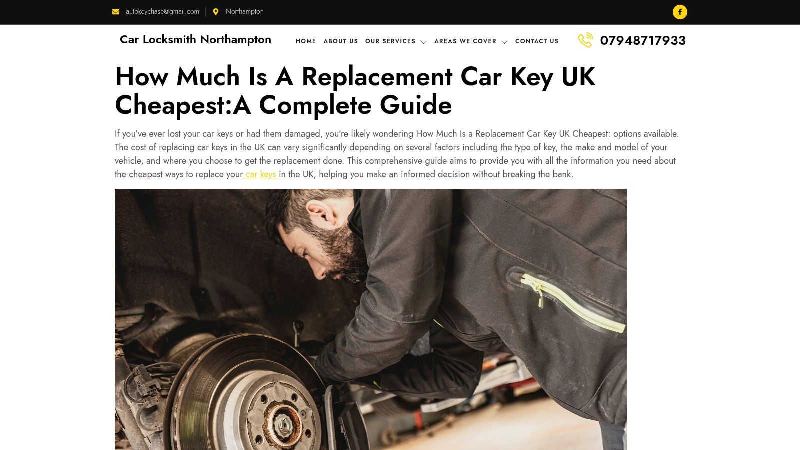 Car Locksmith Northampton