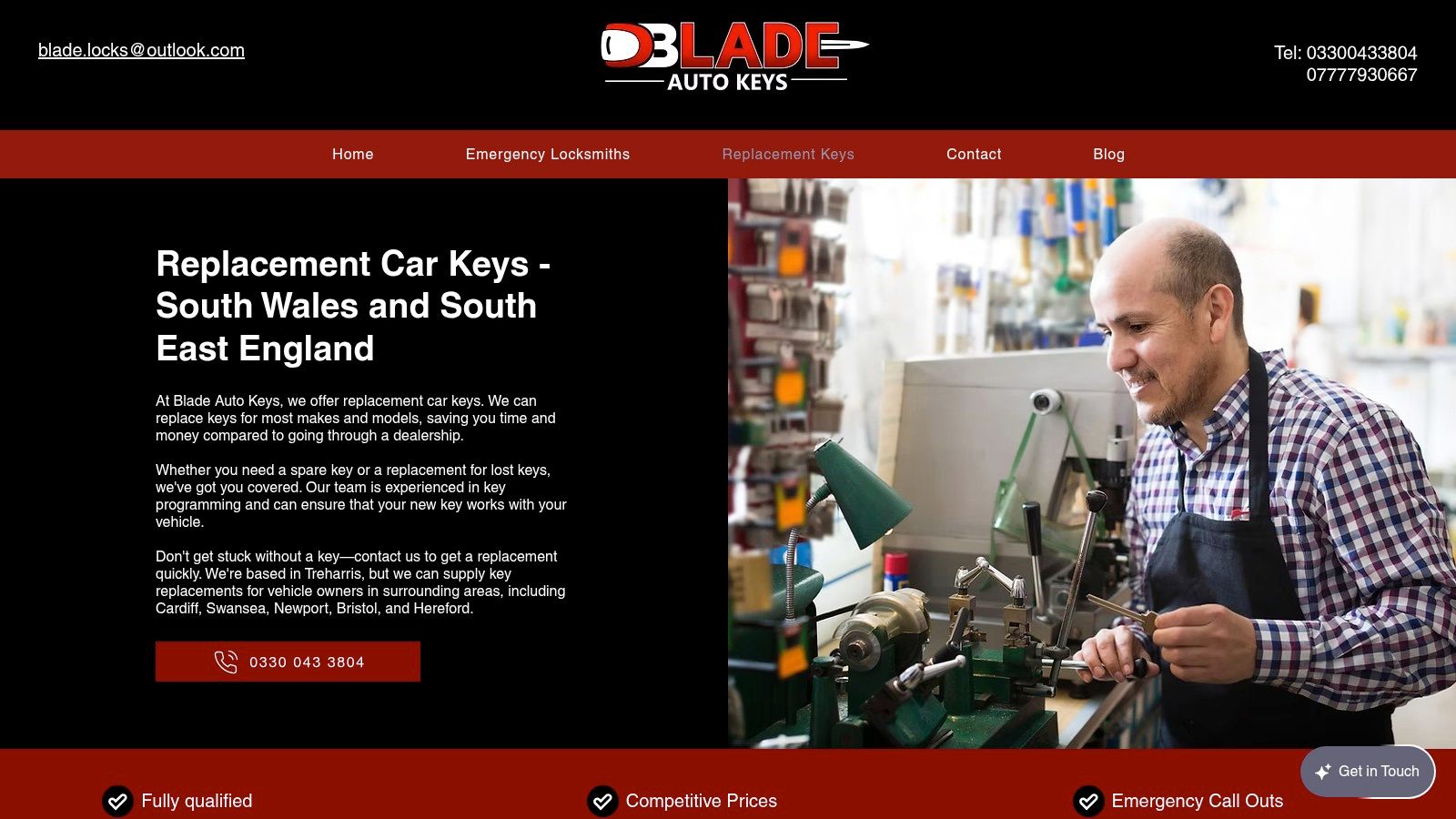 Blade Auto Keys: Your 24/7 Specialist in South Wales