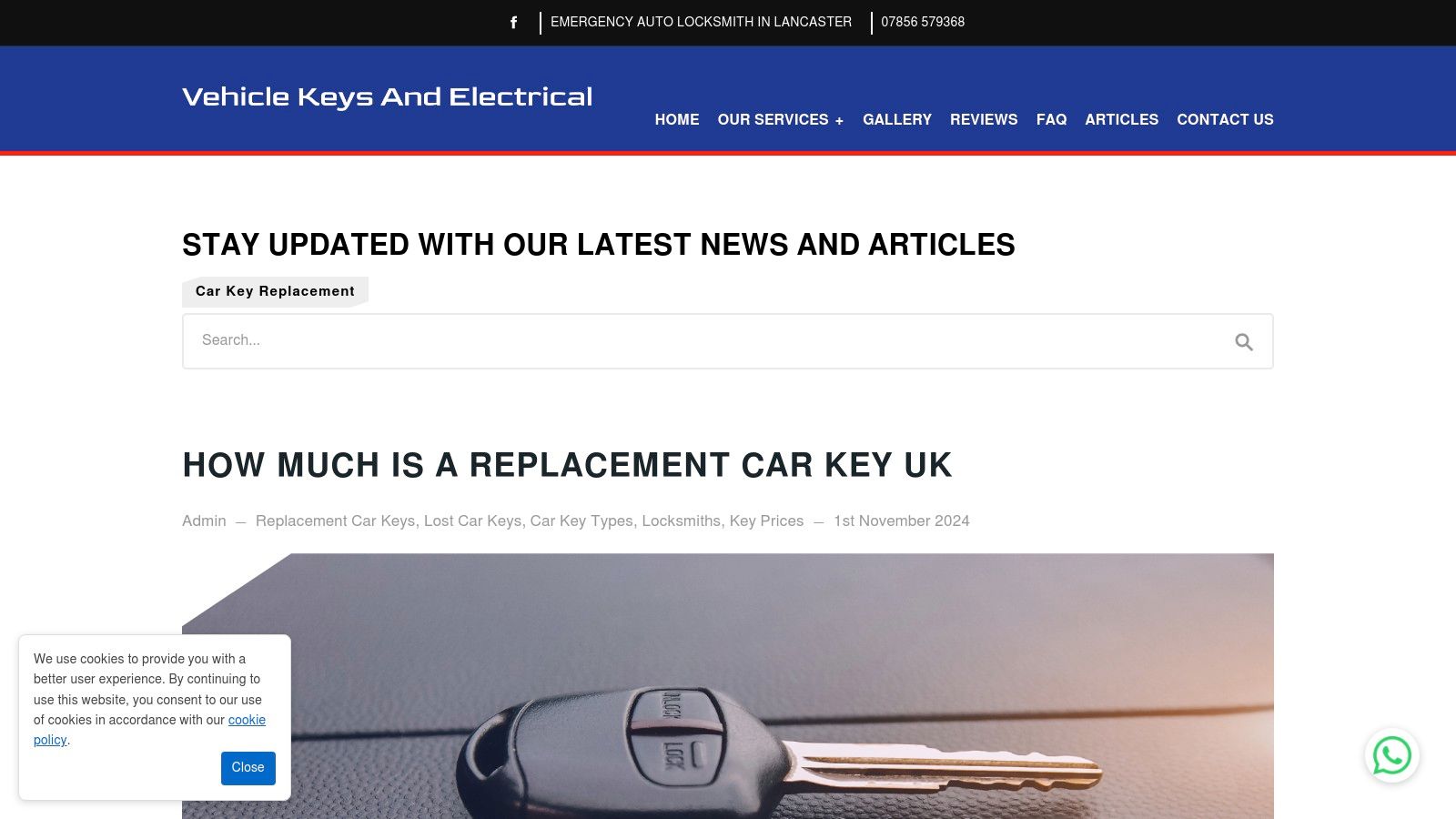 Vehicle Key &amp; Electrical