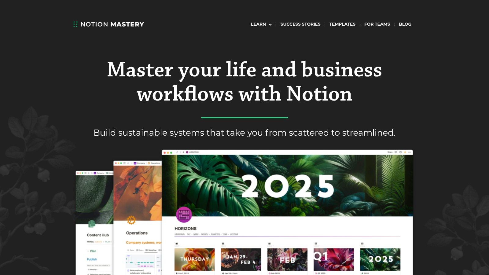Notion Mastery