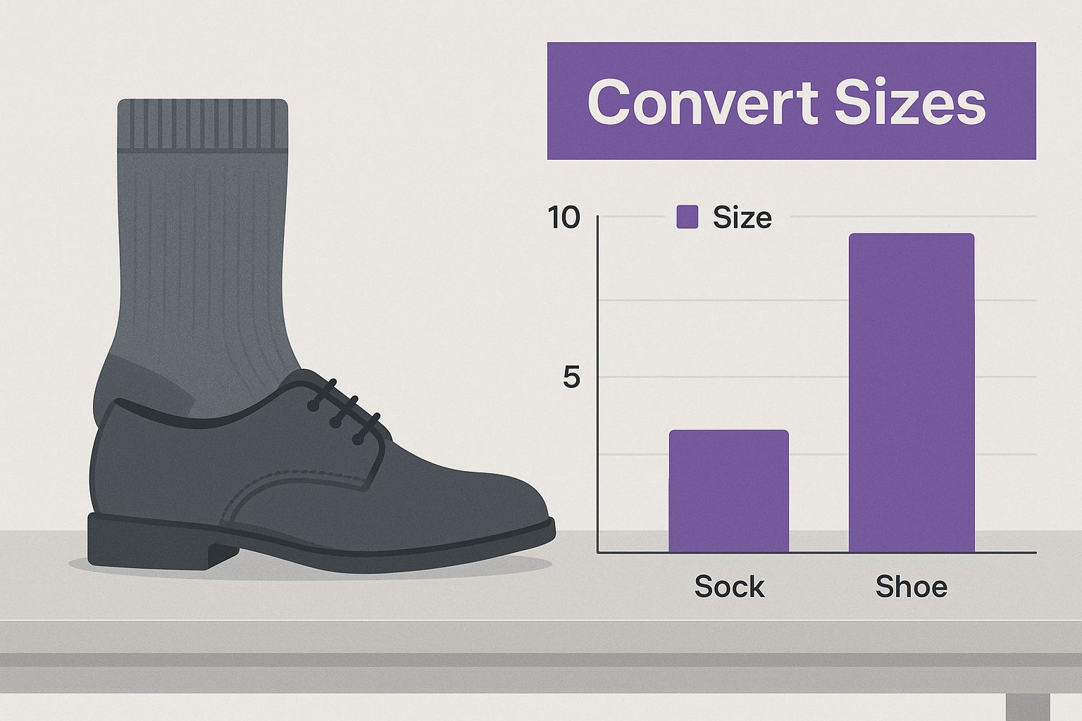 Shoe vs. Sock Size