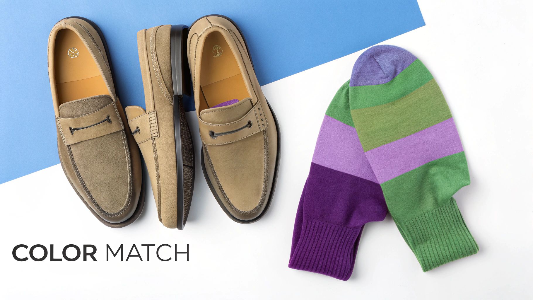 Best Socks to Wear with Loafers for Any Occasion | Custom Sock Shop Color Match