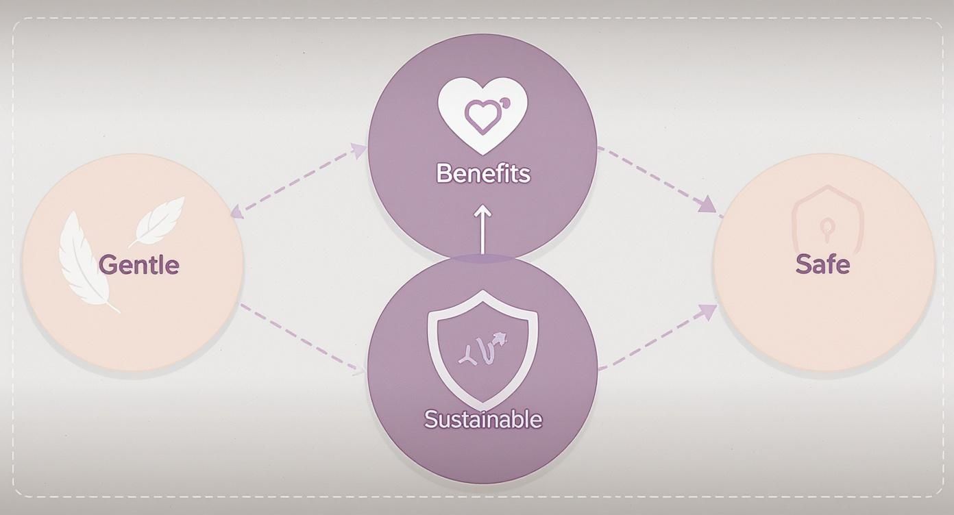 Infographic about soft organic baby clothes