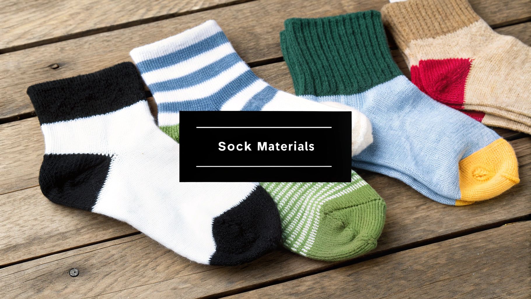 A collection of colorful baby socks folded neatly.