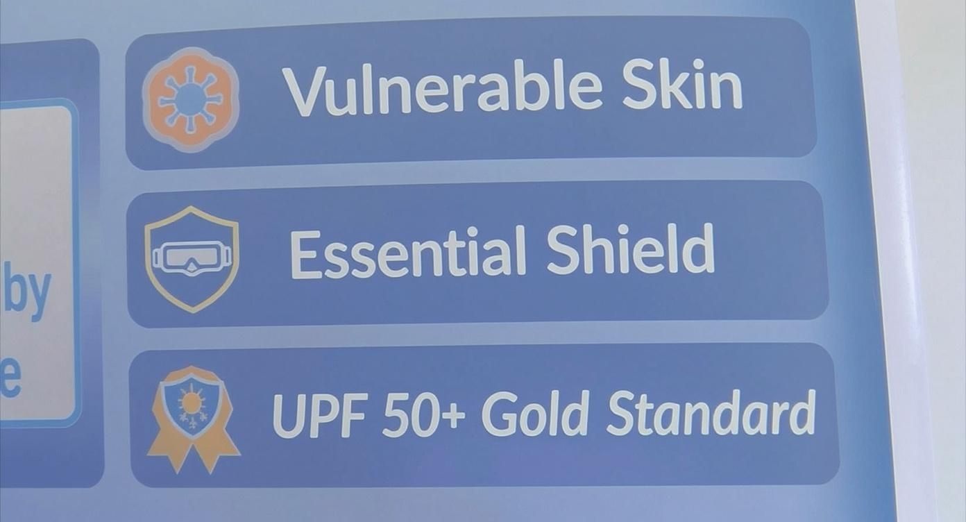 Infographic about baby sun hat