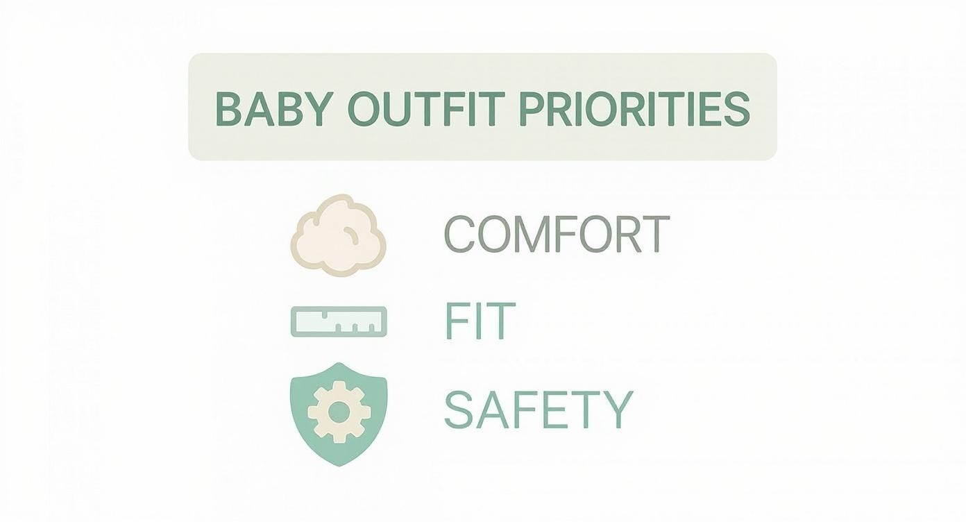 Infographic about baby wedding outfit
