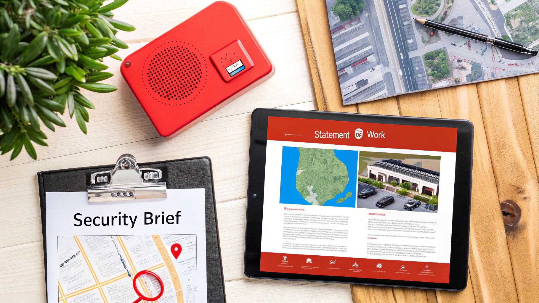 7 Essential Tips to Flawlessly Hire Security for Your Event 3 A detailed security brief for an event, highlighting key operational areas and team assignments.
