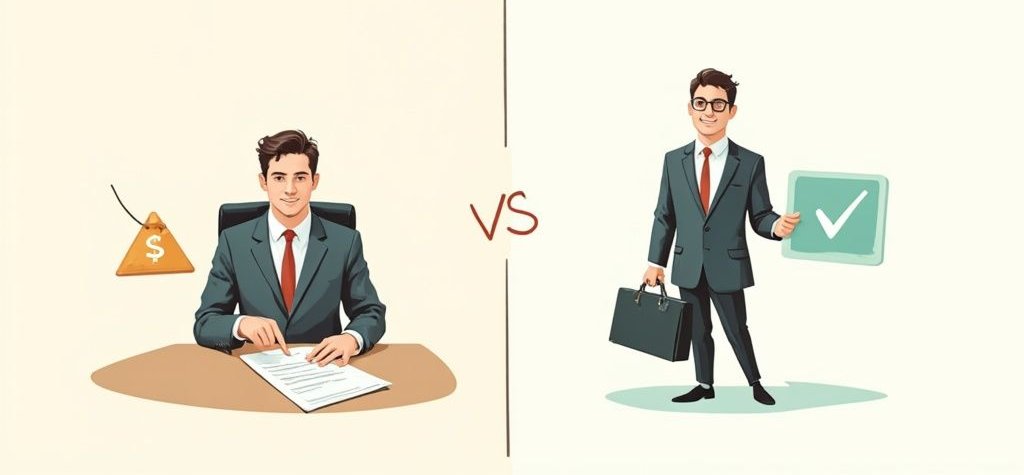 自分で出願か専門家依頼かの選択