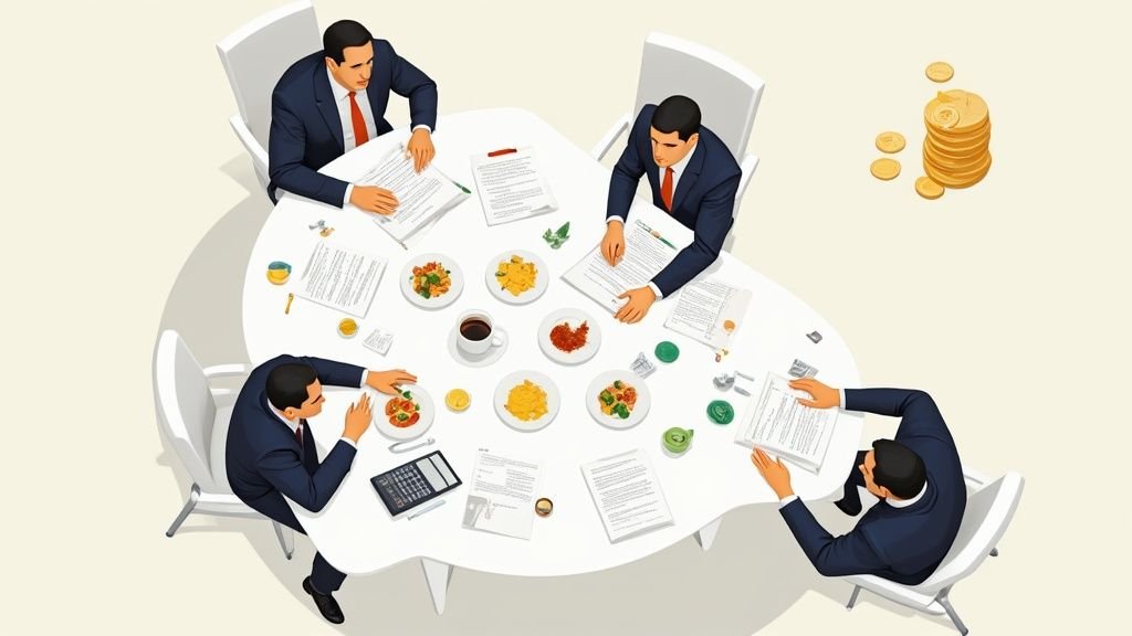 飲食代と経費のイメージ