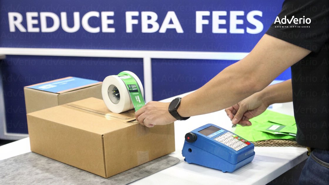 Optimizing Amazon FBA packaging to reduce fulfillment fees