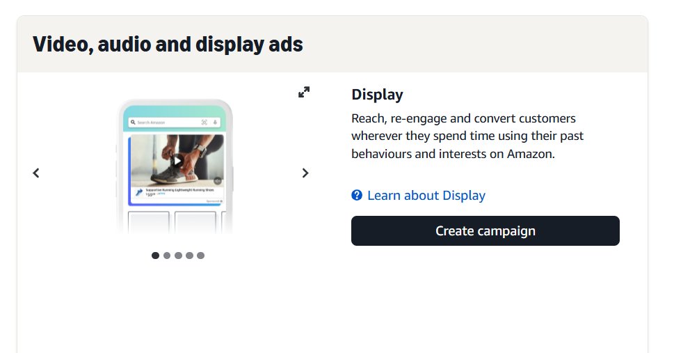 A mobile phone displaying an Amazon sponsored ad for running shoes, demonstrating display ad capabilities.
