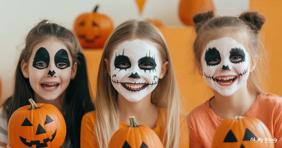 Μακιγιάζ halloween για παιδιά: εύκολες και ασφαλείς ιδέες Παιδιά μακιγιάζ Halloween κολοκύθα