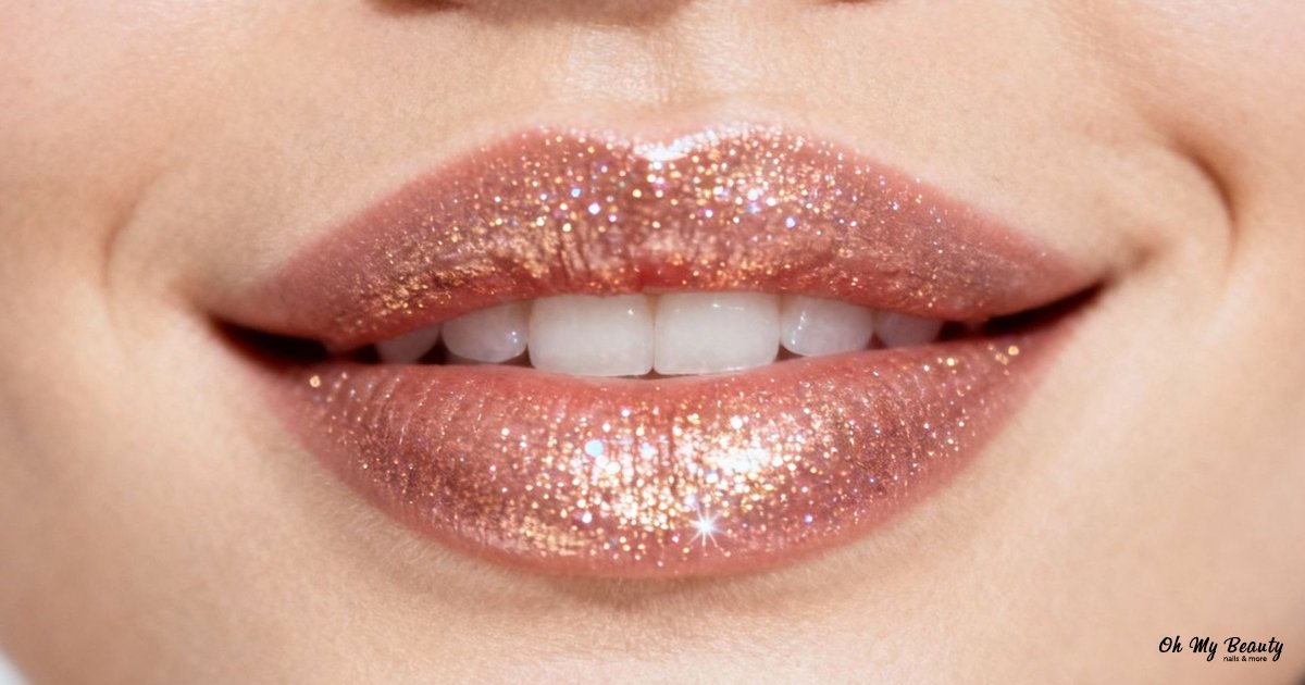 Κραγιόν με Γκλίτερ: Ο Απόλυτος Οδηγός για Λαμπερά Χείλη Λαμπερά χείλη με κραγιόν με γκλίτερ σε κοντινό πλάνο