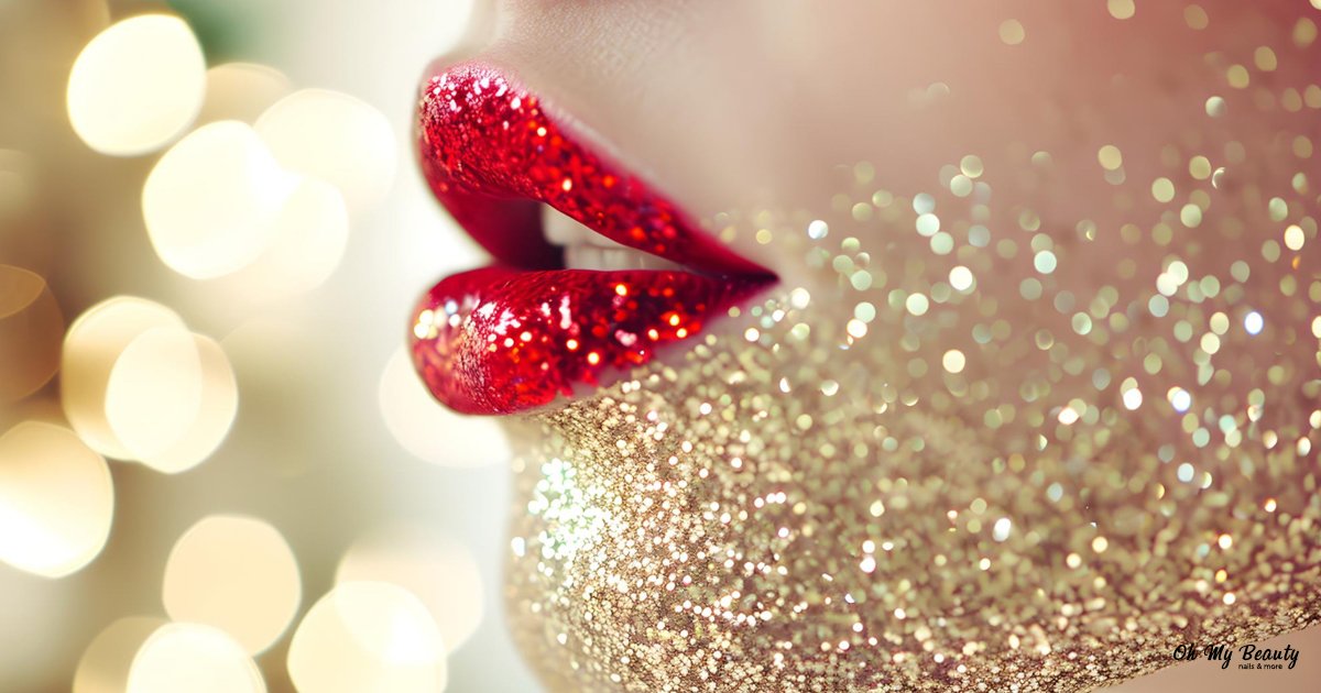 Κραγιόν με Γκλίτερ: Ο Απόλυτος Οδηγός για Λαμπερά Χείλη κόκκινα χείλη με glitter