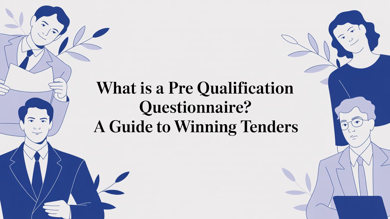 What is a pre qualification questionnaire? A Guide to Winning Tenders