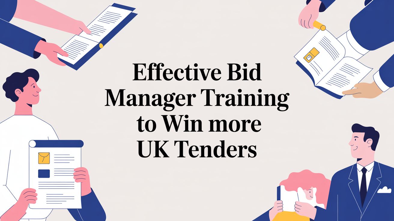 Effective Bid Manager Training to Win More UK Tenders