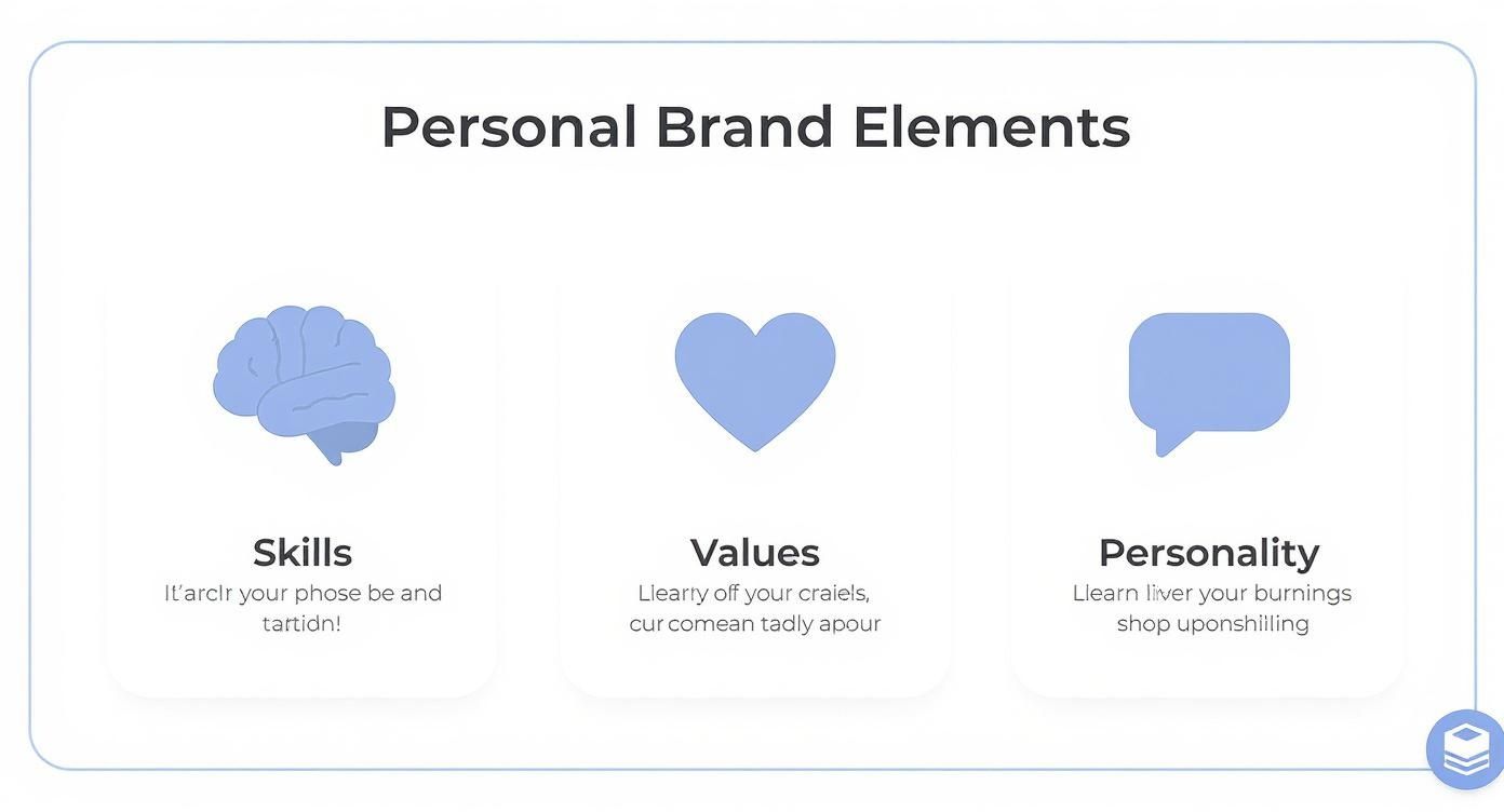 Infographic about was ist personal branding