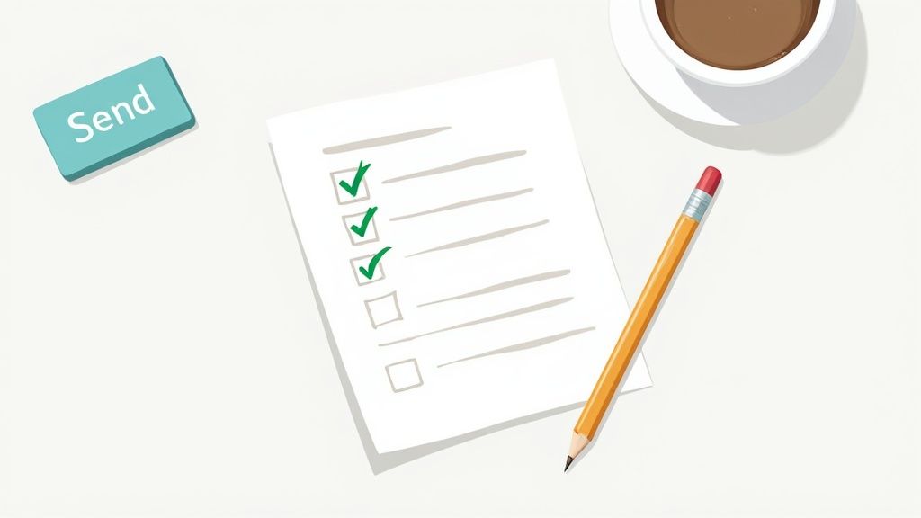 A person at a desk looking thoughtful, surrounded by papers and a laptop.
