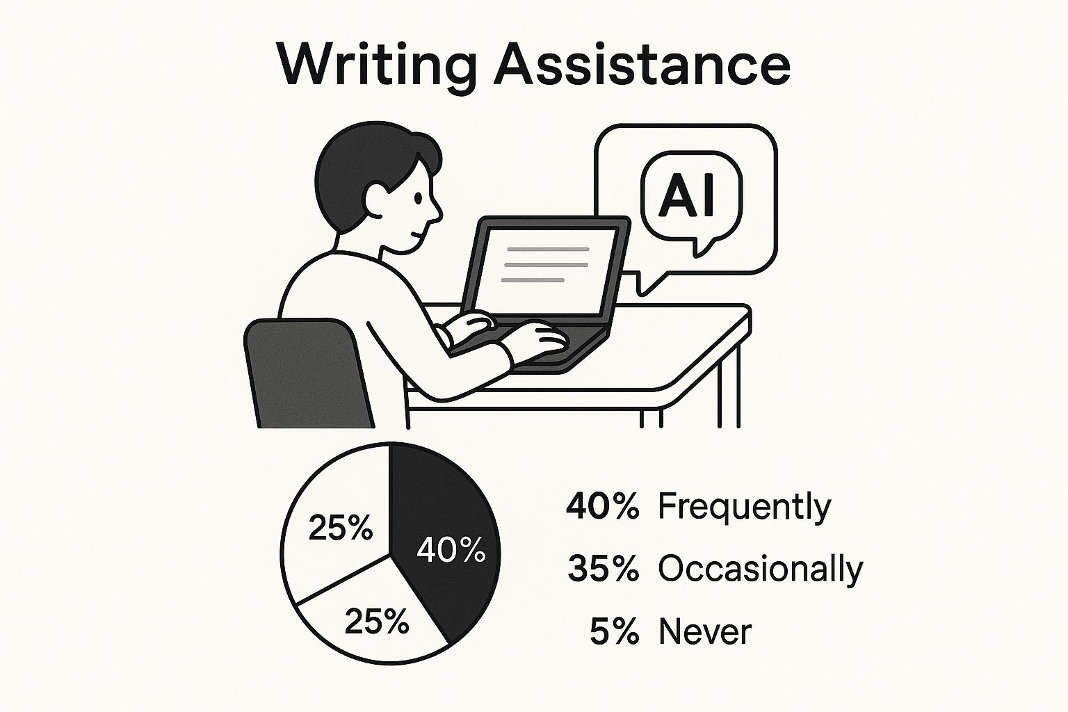 Infographic about bewerbung schreiben mit ki