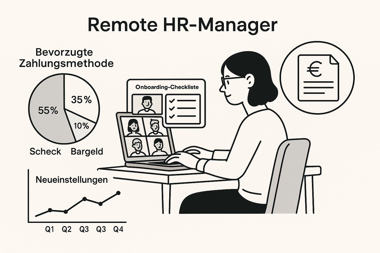 Infographic about remote jobs human resources