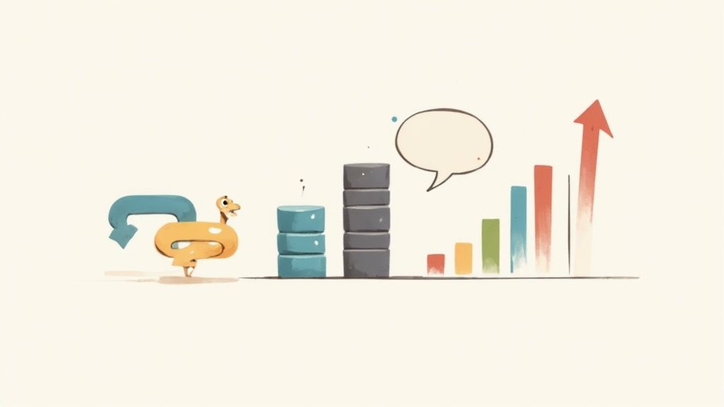 A group of professionals collaborating on data charts on a screen, showcasing skills for data analyst jobs germany.