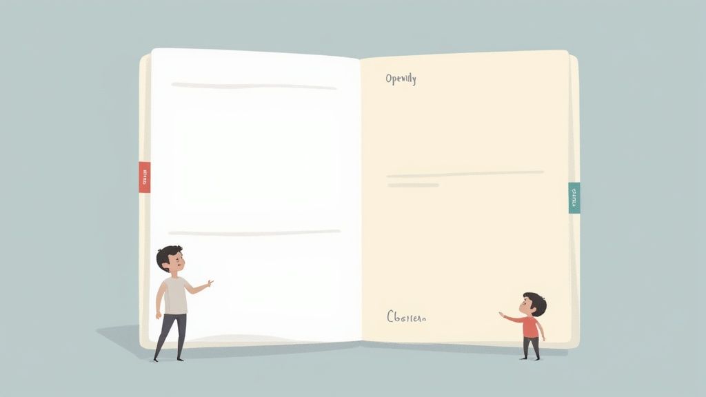 A person writing at a desk, focused on crafting a letter.