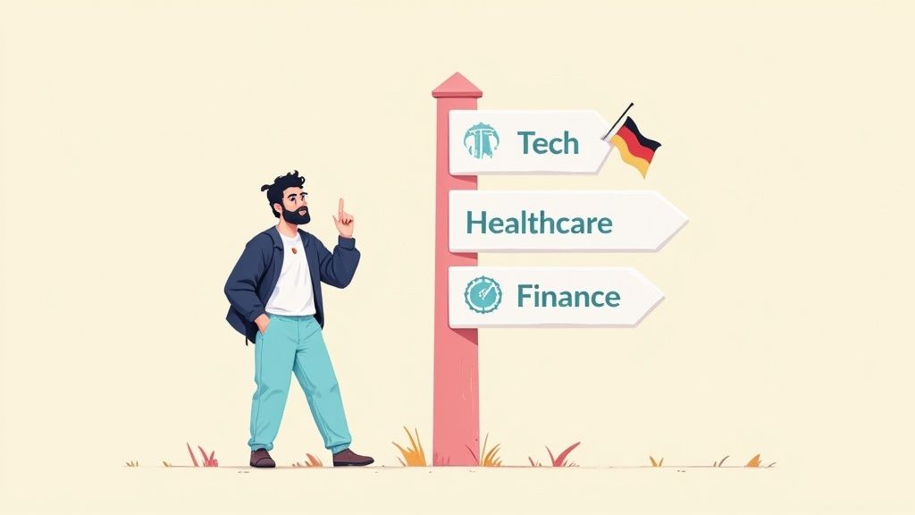 A group of recent graduates in caps and gowns celebrating their success, symbolising the start of their job search.