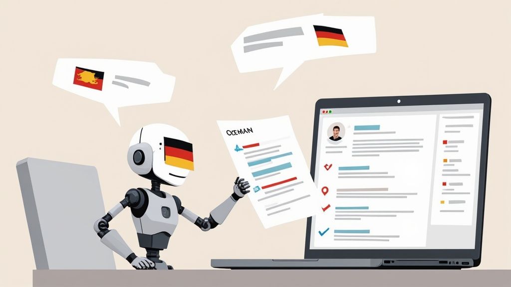 ChatGPT: chat gpt lebenslauf German CV creation