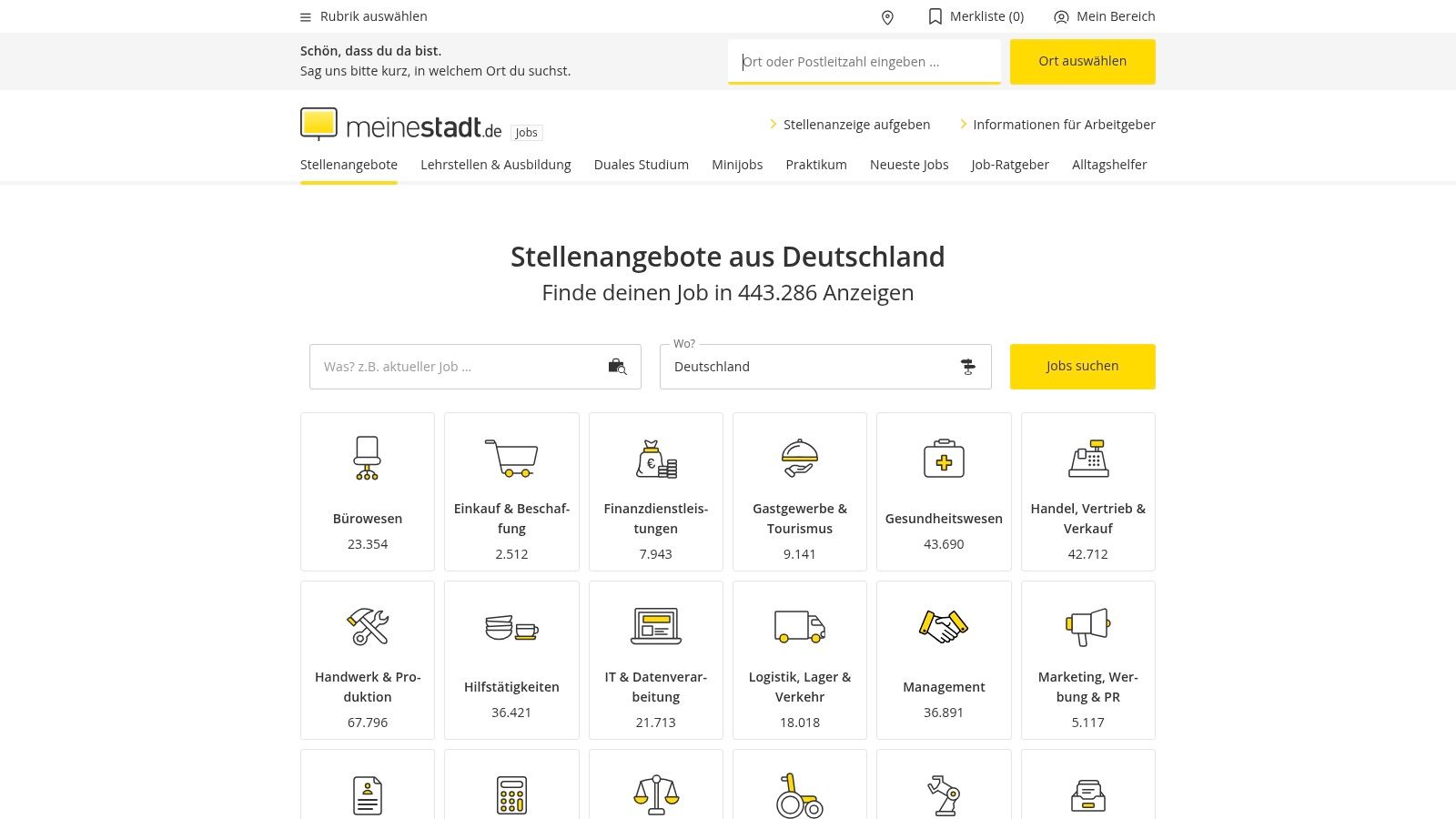 meinestadt.de (Stellenmarkt)