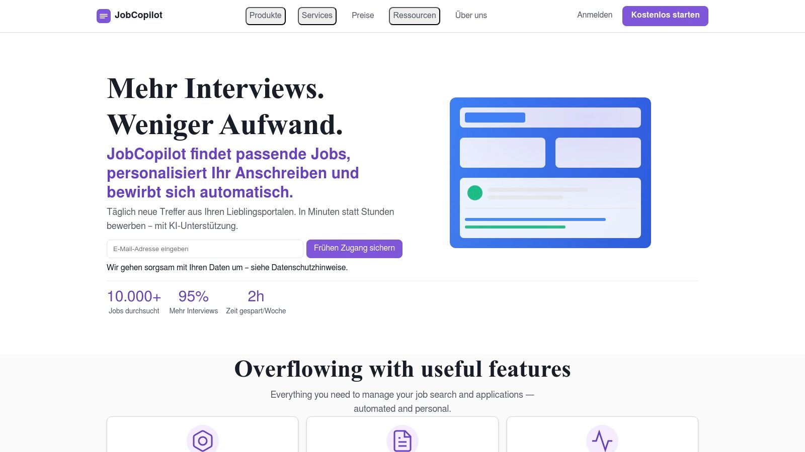 JobCopilot – KI-gestützte Jobsuche