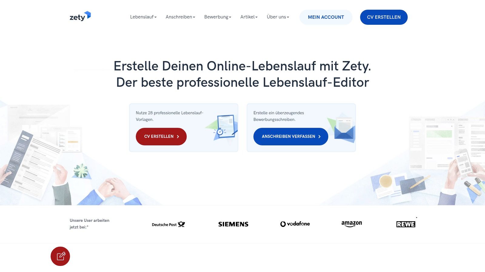 Zety (DE) – Anschreiben-Generator mit Probeabo