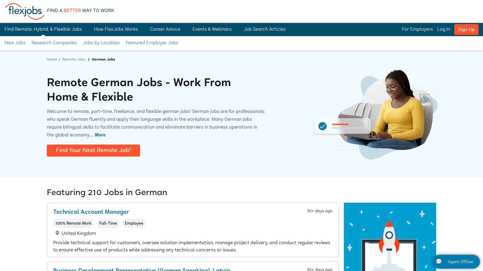 FlexJobs (German Remote)