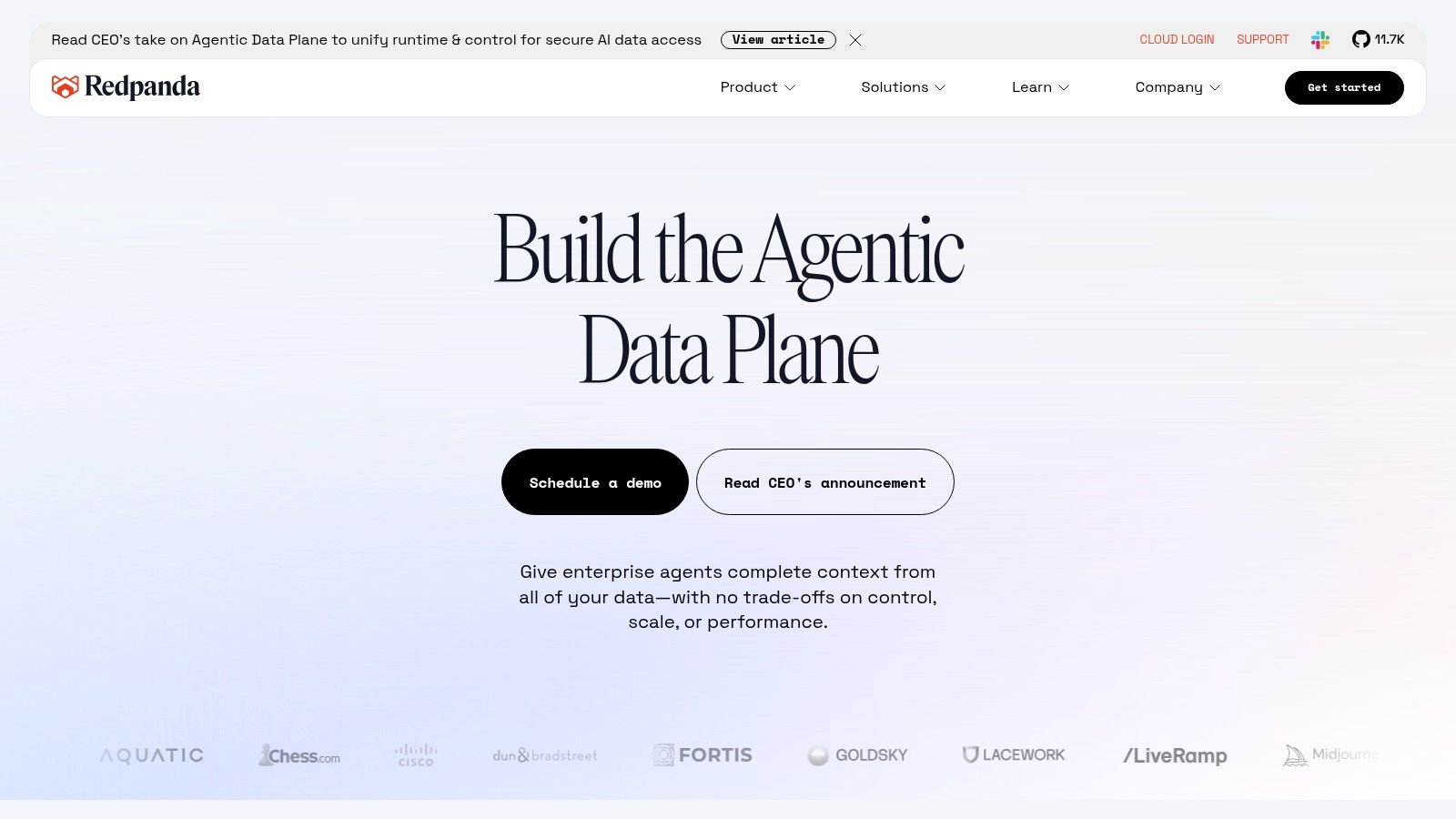 Redpanda Cloud (Kafka‑API compatible streaming)