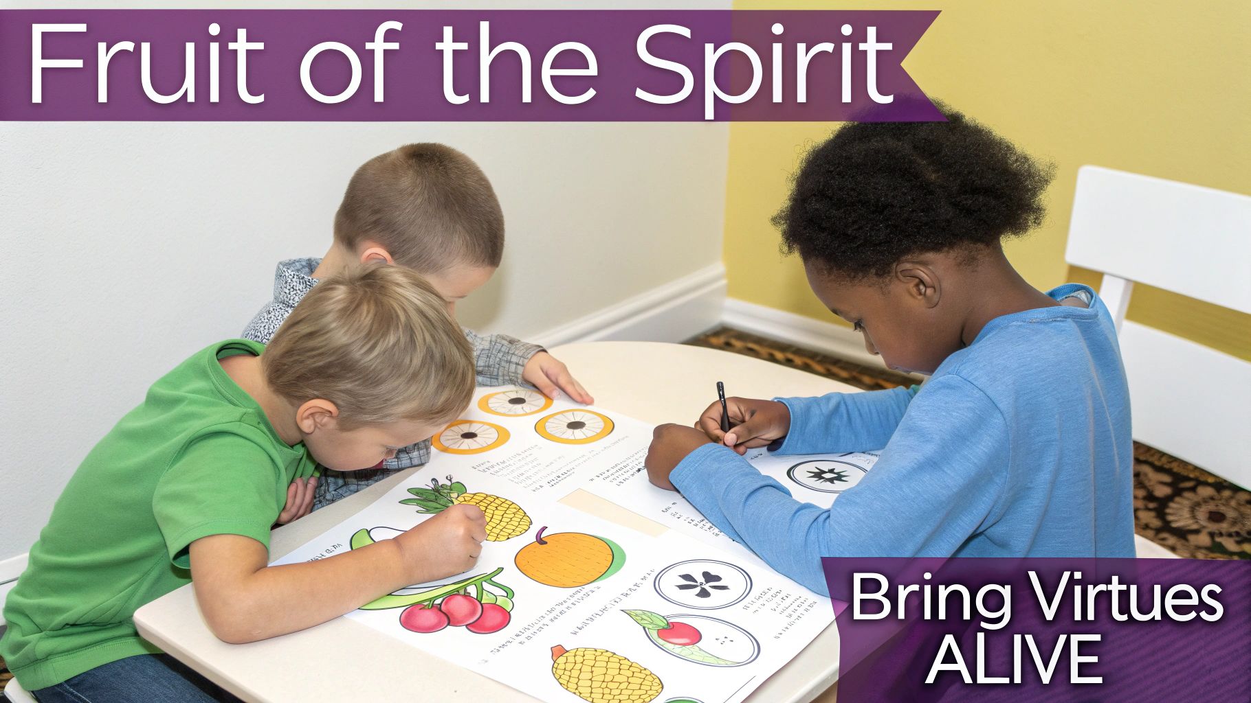 Colorful art supplies on a table with a printable sheet, illustrating creative learning.